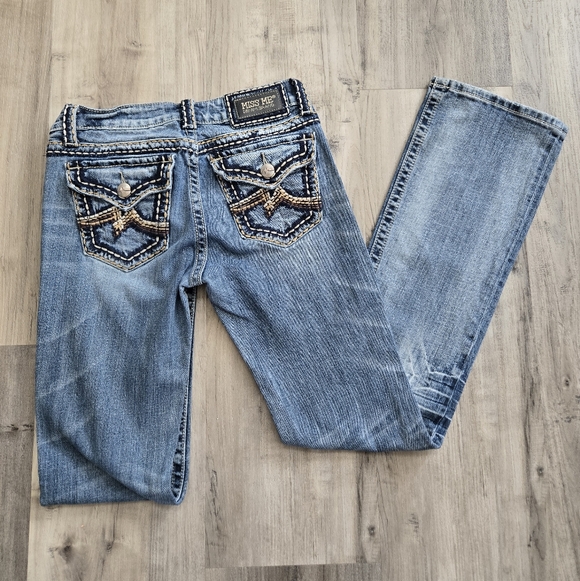 Miss Me Denim Brand Iren Bootcut Jeans Sz 29 - Picture 8 of 12